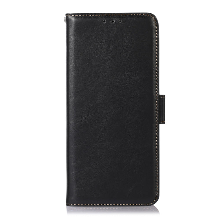For Xiaomi 12 Lite Crazy Horse Top Layer Cowhide Leather Phone Case(Black) - Xiaomi Cases by PMC TechLife | Online Shopping South Africa | PMC TechLife