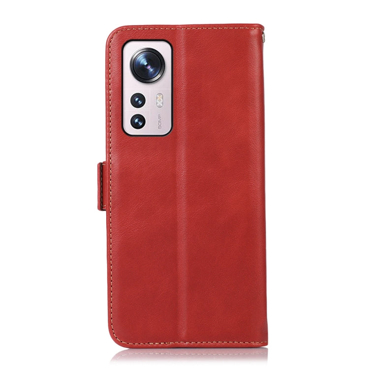 For Xiaomi 12 Lite Crazy Horse Top Layer Cowhide Leather Phone Case(Red) - Xiaomi Cases by PMC TechLife | Online Shopping South Africa | PMC TechLife