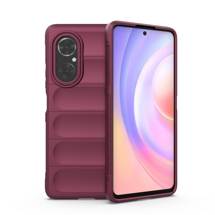 For Huawei Nova 9 SE/Honor 50 SE Magic Shield TPU + Flannel Phone Case(Wine Red) - free shipping - PMC TechLife - Order now!