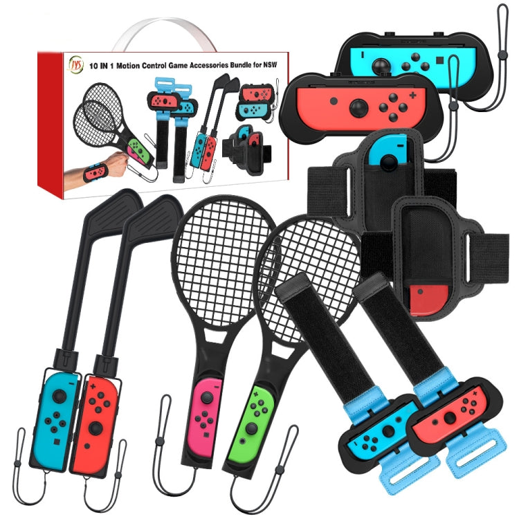 JYS JYS-NS215 10 In 1 Somatosensory Sports Accessories Set for Nintendo Switch - Gamepads by PMC TechLife | Online Shopping South Africa | PMC TechLife