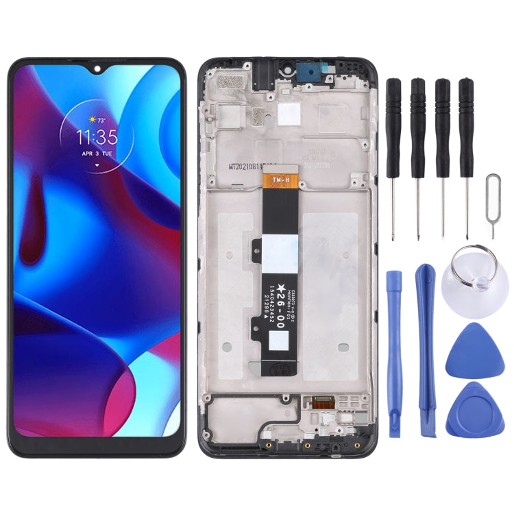 TFT LCD Screen for Motorola G Pure Digitizer Full Assembly with Frame - free shipping - PMC TechLife - Order now!