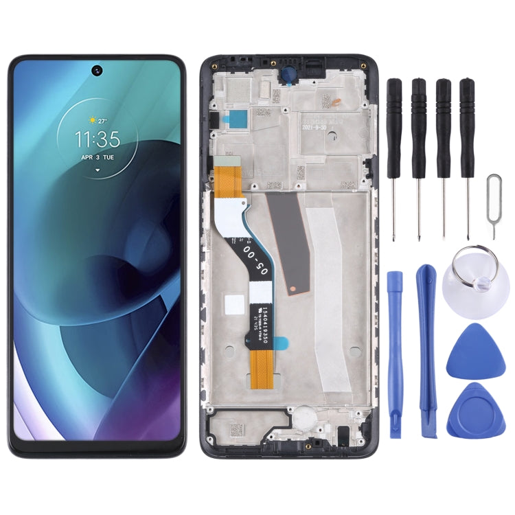 TFT LCD Screen for Motorola Moto G51 5G Digitizer Full Assembly with Frame - free shipping - PMC TechLife - Order now!
