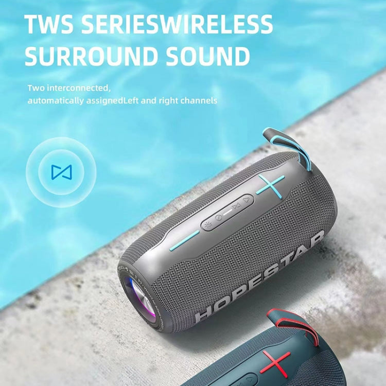 HOPESTAR H49 RGB Light TWS Waterproof Wireless Bluetooth Speaker(Grey) - free shipping - PMC TechLife - Order now!