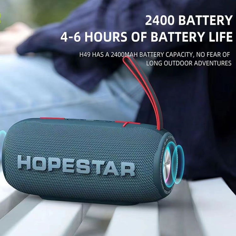 HOPESTAR H49 RGB Light TWS Waterproof Wireless Bluetooth Speaker(Grey) - free shipping - PMC TechLife - Order now!