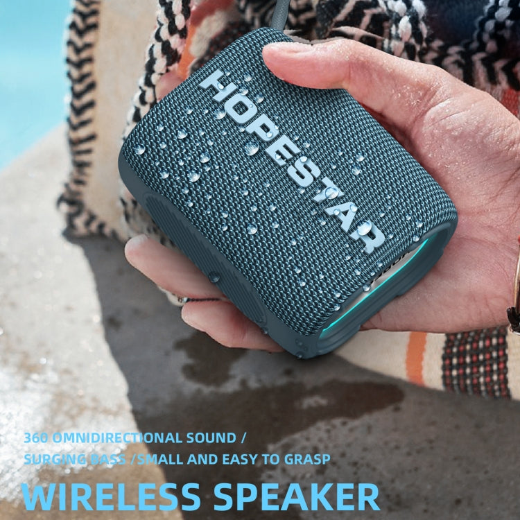HOPESTAR H54 RGB Light TWS Waterproof Wireless Bluetooth Speaker(Blue) - free shipping - PMC TechLife - Order now!