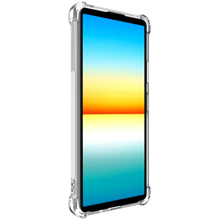 For Sony Xperia 10 IV imak All-inclusive Shockproof Airbag TPU Case with Screen Protector(Transparent) - Sony Cases by imak | Online Shopping South Africa | PMC TechLife | Buy Now Pay Later Mobicred