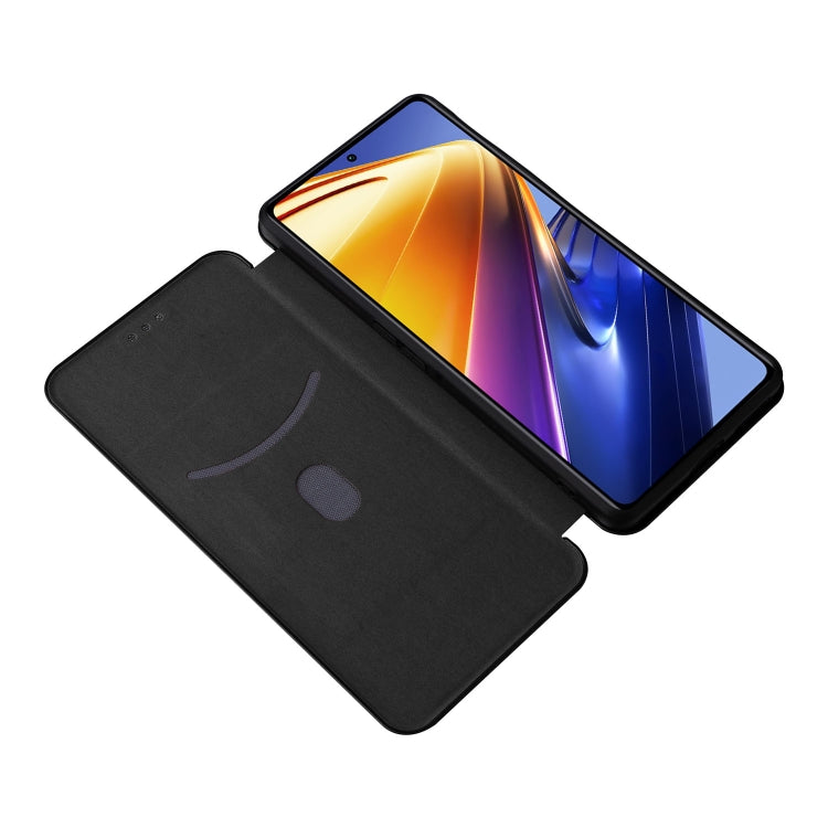 For Xiaomi Poco F4 GT/Redmi K50 Gaming Carbon Fiber Texture Horizontal Flip Leather Phone Case(Black) - free shipping - PMC TechLife - Order now!
