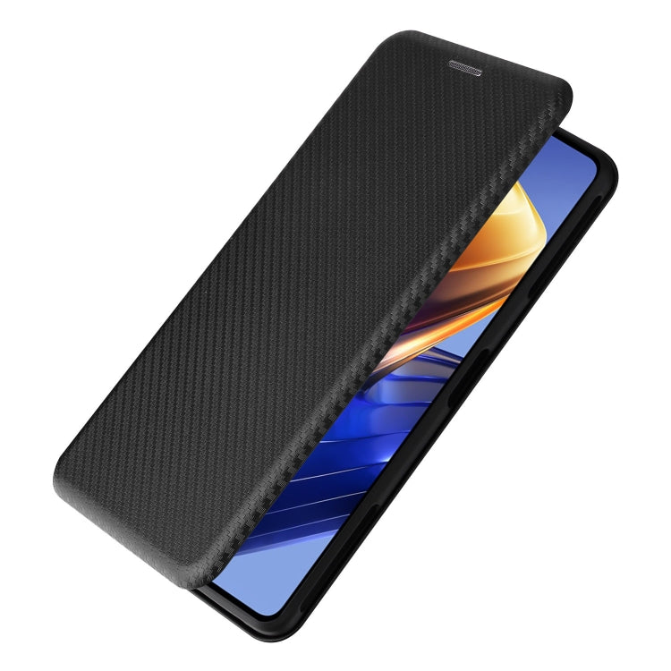 For Xiaomi Poco F4 GT/Redmi K50 Gaming Carbon Fiber Texture Horizontal Flip Leather Phone Case(Black) - free shipping - PMC TechLife - Order now!