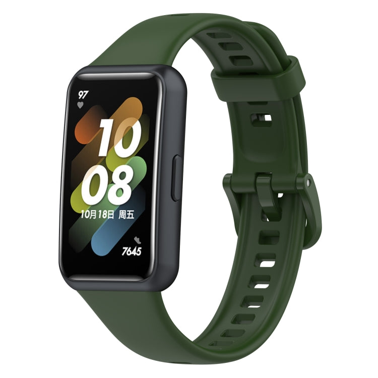 For Huawei Band 7 Silicone Watch Band(Populus Euphratica in Summer) - Watch Bands by PMC TechLife | Online Shopping South Africa | PMC TechLife | Buy Now Pay Later Mobicred