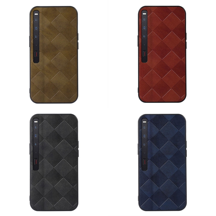 For Huawei Mate Xs 2 Weave Plaid PU Phone Case(Brown) - free shipping - PMC TechLife - Order now!