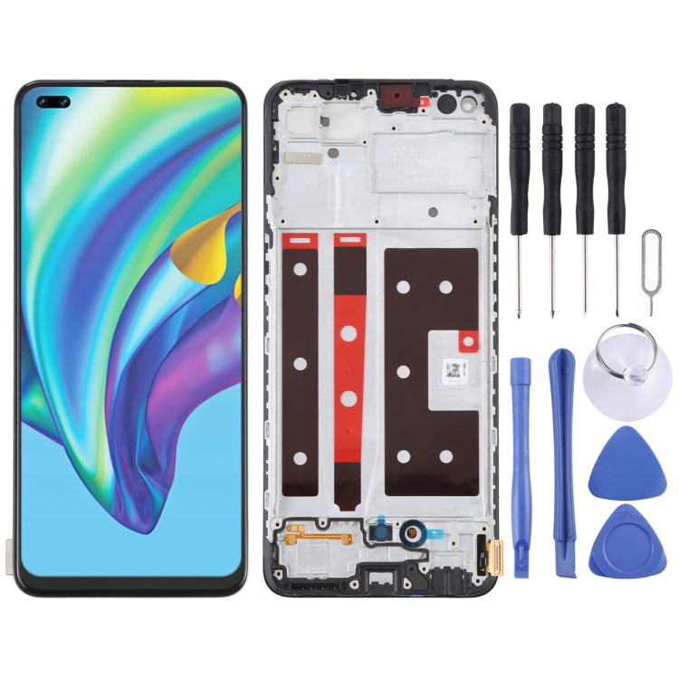 Original LCD Screen For OPPO Reno4 Lite/F17 Pro with Digitizer Full Assembly with Frame - free shipping - PMC TechLife - Order now!