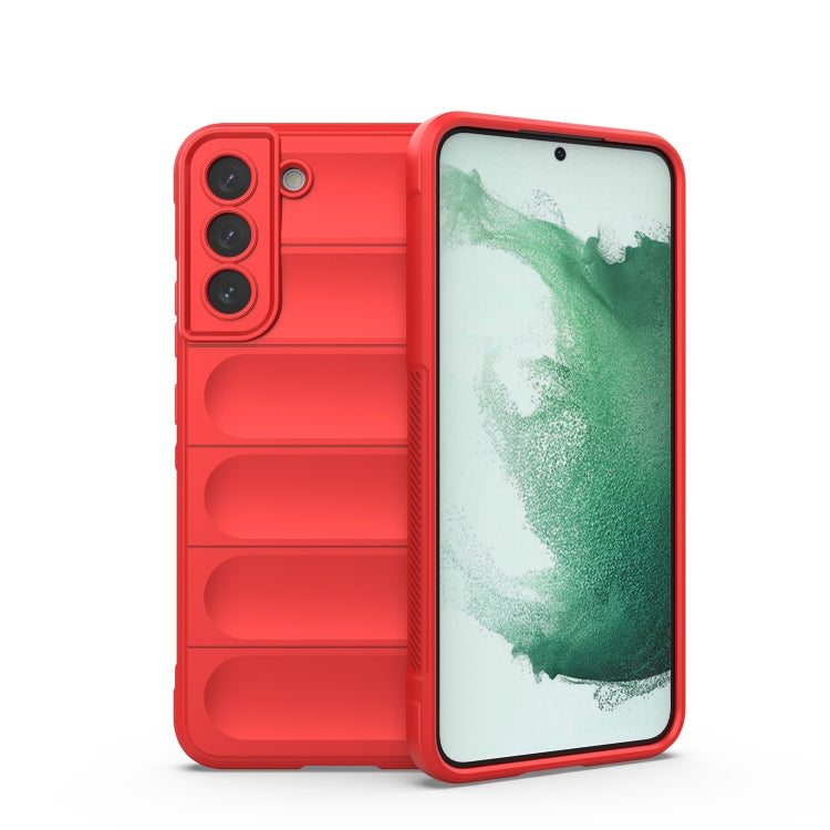 For Samsung Galaxy S22+ 5G Magic Shield TPU + Flannel Phone Case(Red) - Galaxy S22+ 5G Cases by PMC TechLife | Online Shopping South Africa | PMC TechLife | Buy Now Pay Later Mobicred