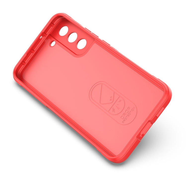 For Samsung Galaxy S22+ 5G Magic Shield TPU + Flannel Phone Case(Red) - Galaxy S22+ 5G Cases by PMC TechLife | Online Shopping South Africa | PMC TechLife | Buy Now Pay Later Mobicred