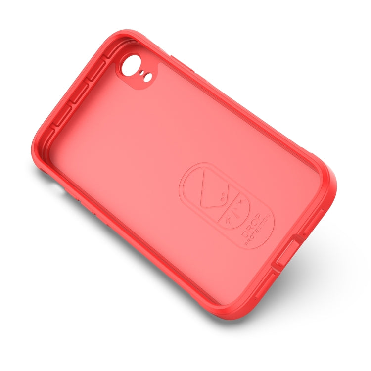 For iPhone XR Magic Shield TPU + Flannel Phone Case(Grey) - More iPhone Cases by PMC TechLife | Online Shopping South Africa | PMC TechLife | Buy Now Pay Later Mobicred