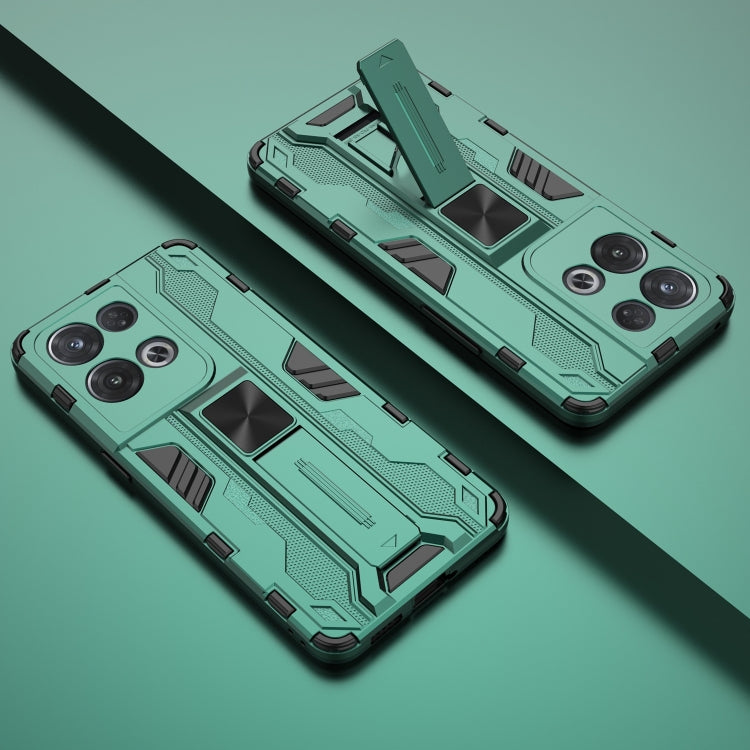 For OPPO Reno8 Pro 5G Supersonic PC + TPU Shock-proof Phone Case(Green) - OPPO Cases by PMC TechLife | Online Shopping South Africa | PMC TechLife | Buy Now Pay Later Mobicred