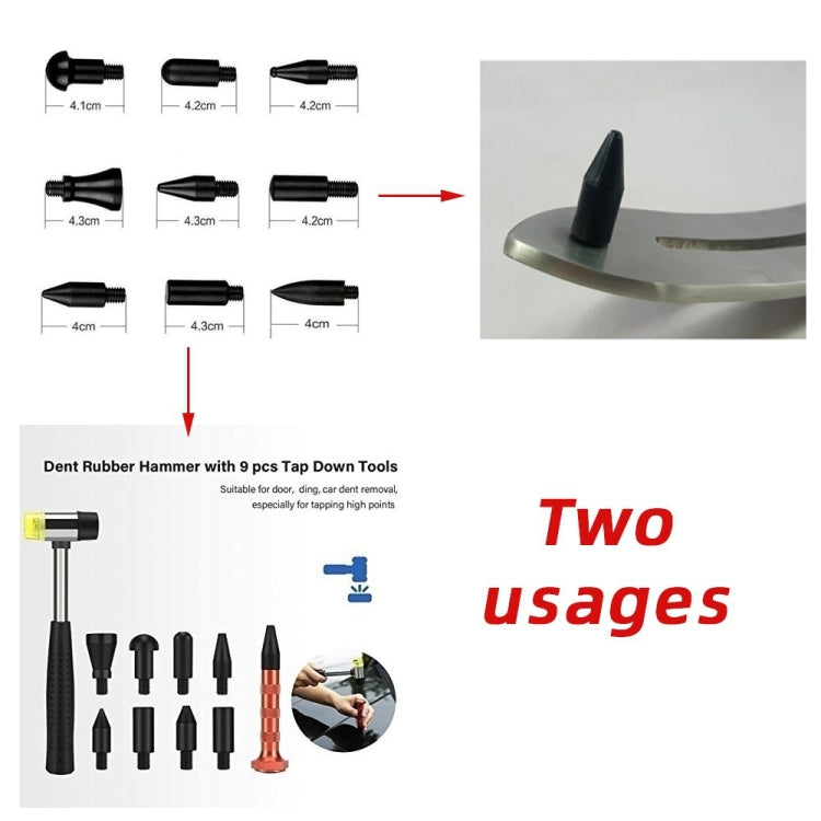 N1 76 in 1 Car Paintless Dent Removal Fender Damage Repair Puller Lifter, Plug Type:EU Plug - free shipping - PMC TechLife - Order now!