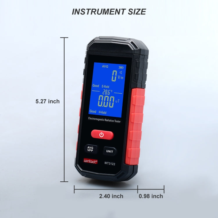Wintact WT3122 Household Electromagnetic Radiation Tester - Radiation Detector by Wintact | Online Shopping South Africa | PMC TechLife | Buy Now Pay Later Mobicred