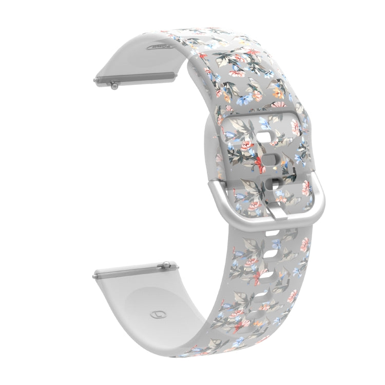 For Huawei Watch GT 3 Pro 22mm Transparent Printed TPU Silicone Watch Band(3) - Watch Bands by PMC TechLife | Online Shopping South Africa | PMC TechLife | Buy Now Pay Later Mobicred