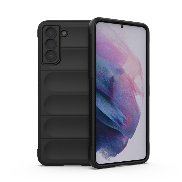 For Samsung Galaxy S21+ 5G Magic Shield TPU + Flannel Phone Case(Black) - free shipping - PMC TechLife - Order now!