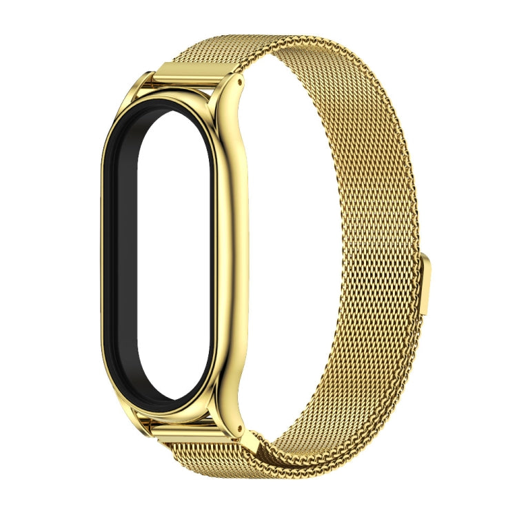 For Xiaomi Mi Band 7 / 7 NFC MIJOBS Milan Magnetic Plus Stainless Steel Watch Band(Gold) - Watch Bands by MIJOBS | Online Shopping South Africa | PMC TechLife | Buy Now Pay Later Mobicred