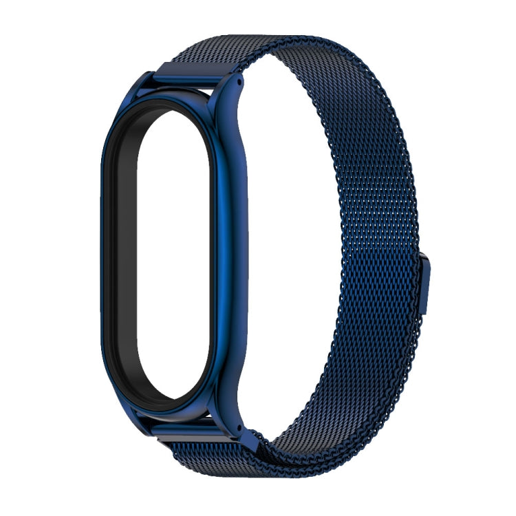For Xiaomi Mi Band 7 / 7 NFC MIJOBS Milan Magnetic Plus Stainless Steel Watch Band(Blue) - Watch Bands by MIJOBS | Online Shopping South Africa | PMC TechLife | Buy Now Pay Later Mobicred