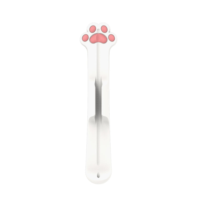 Stylus Silicone Magnetic Cartoon Pen Holder For Apple Pencil 1/2(White Cat Paw) - Pencil Accessories by PMC TechLife | Online Shopping South Africa | PMC TechLife