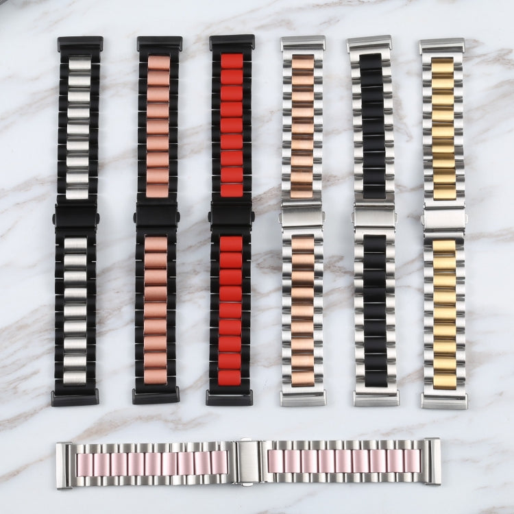 For Fitbit Versa 4/Sense 2/Versa 3/Sense 3 Beads Stainless Steel Watch Band - free shipping - PMC TechLife - Order now!