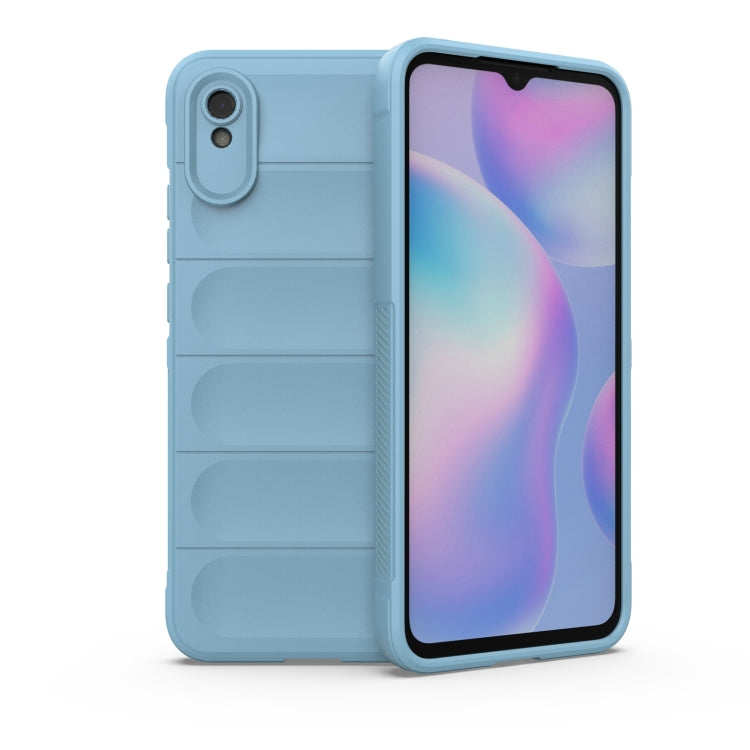 For Xiaomi Redmi 9A Magic Shield TPU + Flannel Phone Case(Light Blue) - free shipping - PMC TechLife - Order now!