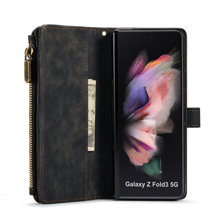 For Samsung Galaxy Z Fold3 5G CaseMe C30 Multifunctional Phone Leather Phone Case(Black) - free shipping - PMC TechLife - Order now!