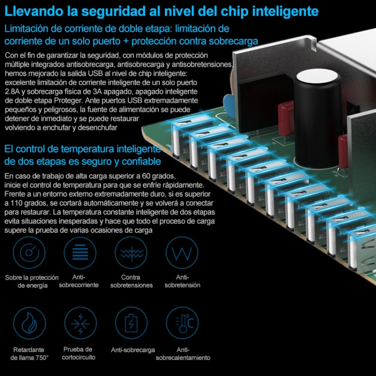ORICO DUK-10P-DX 120W 5V 2.4A 10 Ports USB Charging Station, US Plug(Black) - free shipping - PMC TechLife - Order now!