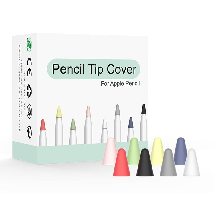 8 PCS / Set Universal Wearable Stylus Nib Cover For Apple Pencil 1 / 2(Colorful) - Pencil Accessories by PMC TechLife | Online Shopping South Africa | PMC TechLife