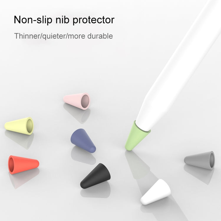 8 PCS / Set Universal Wearable Stylus Nib Cover For Apple Pencil 1 / 2(Blue) - Pencil Accessories by PMC TechLife | Online Shopping South Africa | PMC TechLife