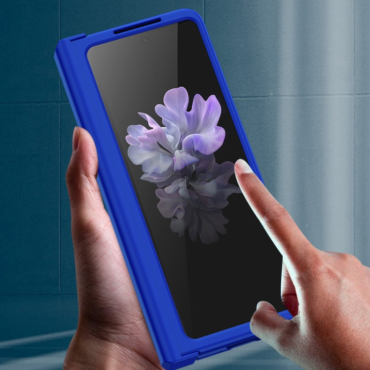 For Samsung Galaxy Z Fold4 5G PC Skin Feel Folding Phone Case(Orange) - Galaxy Z Fold4 5G Cases by PMC TechLife | Online Shopping South Africa | PMC TechLife | Buy Now Pay Later Mobicred