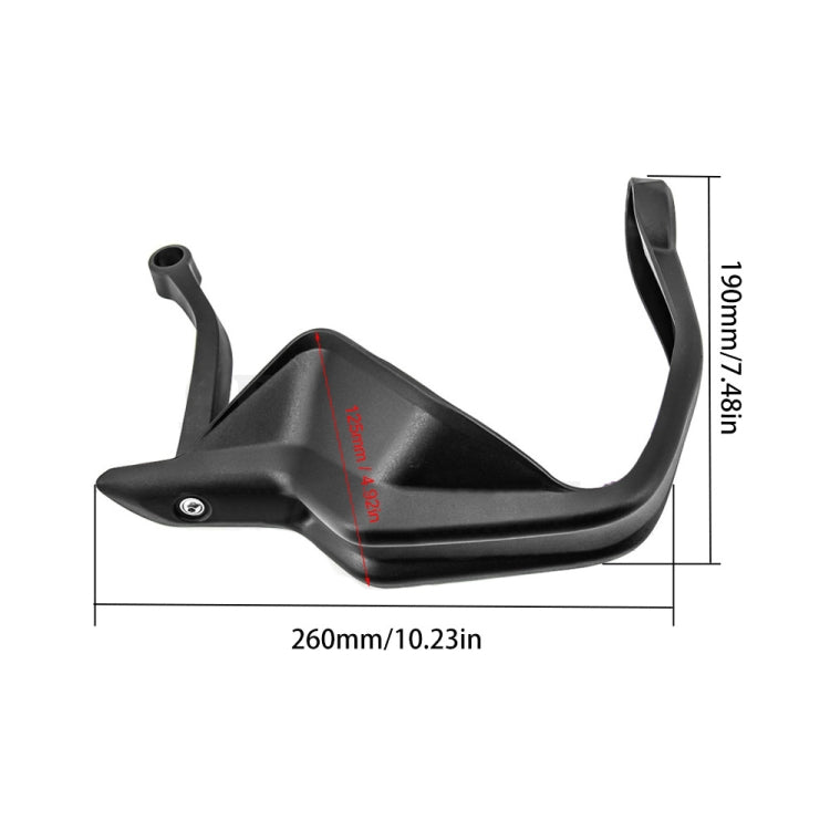 Motorcycle ABS Hand Guards Protectors for BMW R1200GS F750G SF850GS(Black) - Ornamental Parts by PMC TechLife | Online Shopping South Africa | PMC TechLife | Buy Now Pay Later Mobicred
