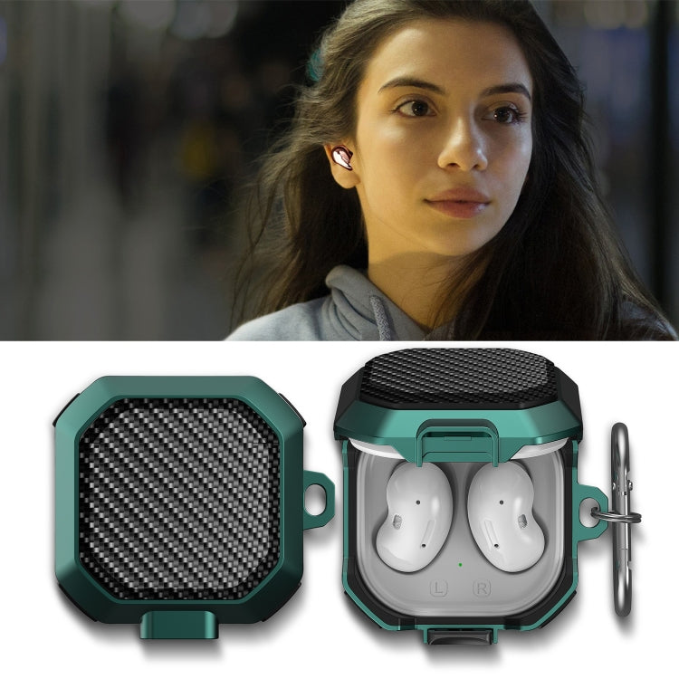 For Samsung Galaxy Buds Live/Buds Pro/Buds 2/2 Pro Anti-fall Earphones Case with Switch (Gold) - Samsung Earphone Case by PMC TechLife | Online Shopping South Africa | PMC TechLife