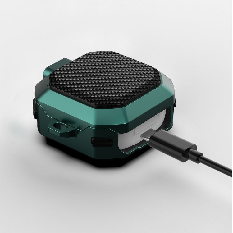 For Samsung Galaxy Buds Live/Buds Pro/Buds 2/2 Pro Anti-fall Earphones Case with Switch (Army Green) - Samsung Earphone Case by PMC TechLife | Online Shopping South Africa | PMC TechLife