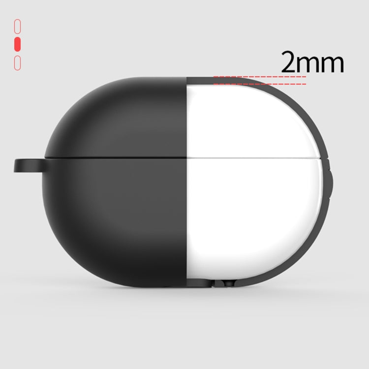 Earphone Silicone Protective Case for Huawei FreeBuds Pro, Type:with Buckle(White) - Huawei Earphone Case by PMC TechLife | Online Shopping South Africa | PMC TechLife