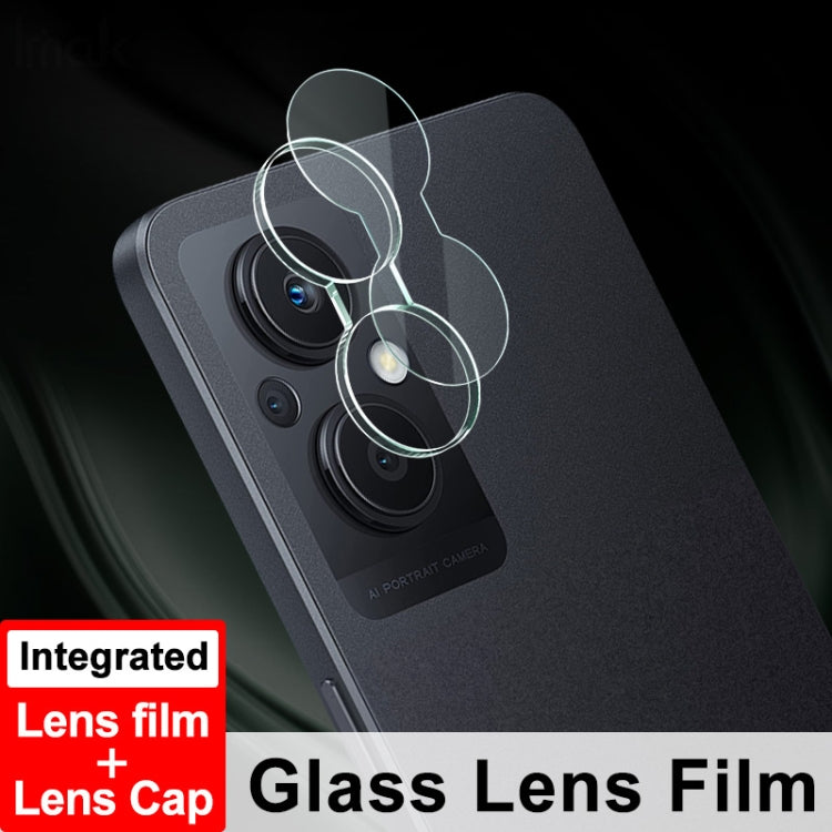 For OPPO Reno8 Lite 5G imak Integrated Rear Camera Lens Tempered Glass Film - For OPPO by imak | Online Shopping South Africa | PMC TechLife | Buy Now Pay Later Mobicred