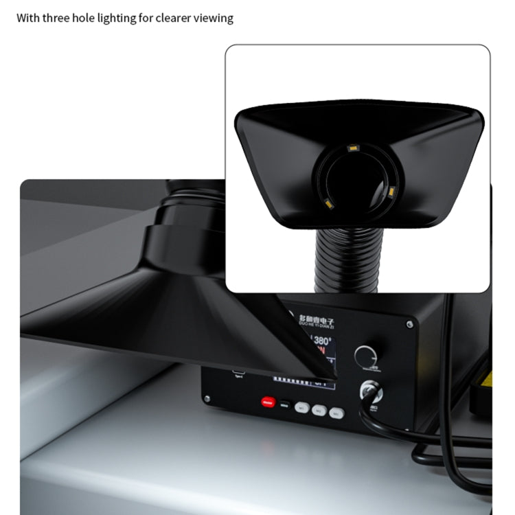 TBK D-201 2 in 1 Intelligent Constant Temperature Soldering Iron With Solder Smoking Absorber Tool, AU Plug - free shipping - PMC TechLife - Order now!