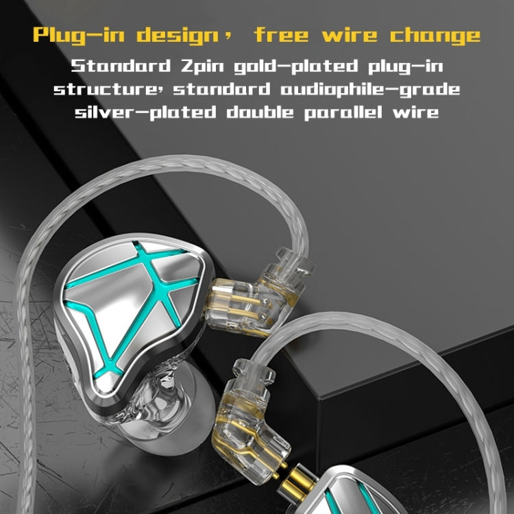 KZ-ESX 12MM Dynamic Subwoofer Sports In-Ear HIFI Headphones,Length: 1.2m(With Microphone) - free shipping - PMC TechLife - Order now!