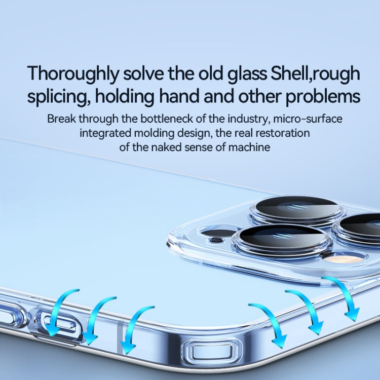 For iPhone 13 SULADA Crytal Steel Series Diamond Glass + TPU Phone Case(Transparent) - iPhone 13 Cases by SULADA | Online Shopping South Africa | PMC TechLife | Buy Now Pay Later Mobicred