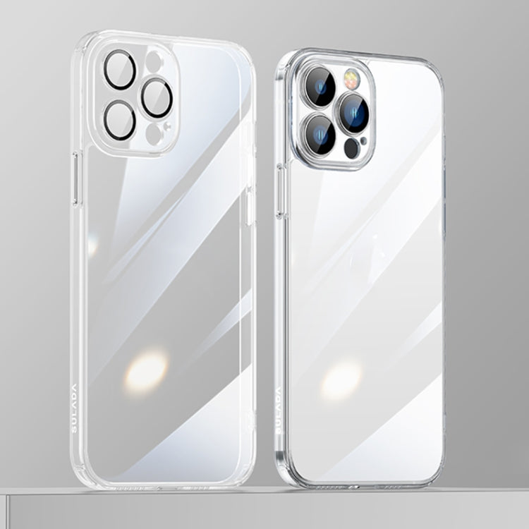 For iPhone 13 Pro SULADA Crytal Steel Series Diamond Glass + TPU Phone Case (Transparent) - iPhone 13 Pro Cases by SULADA | Online Shopping South Africa | PMC TechLife