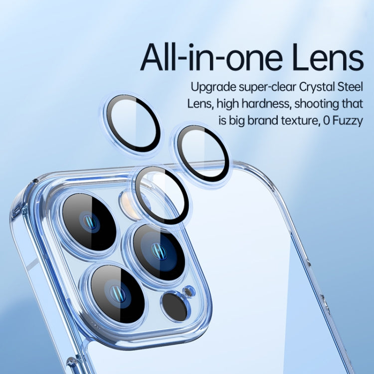 For iPhone 12 Pro SULADA Crytal Steel Series Diamond Glass + TPU Phone Case(Transparent) - iPhone 12 / 12 Pro Cases by SULADA | Online Shopping South Africa | PMC TechLife