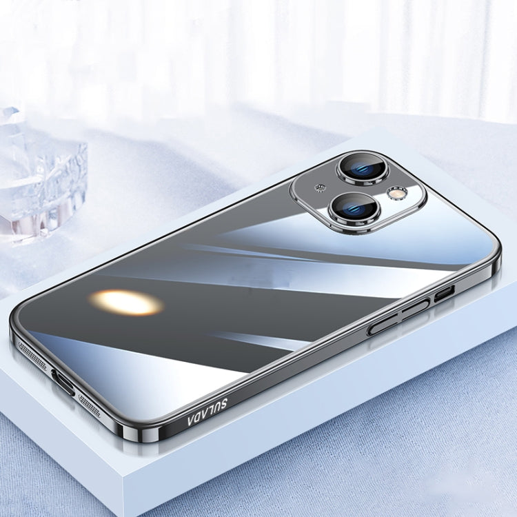For iPhone 13 SULADA JINGJIA Series Lens Protector PC Phone Case(Black) - iPhone 13 Cases by SULADA | Online Shopping South Africa | PMC TechLife