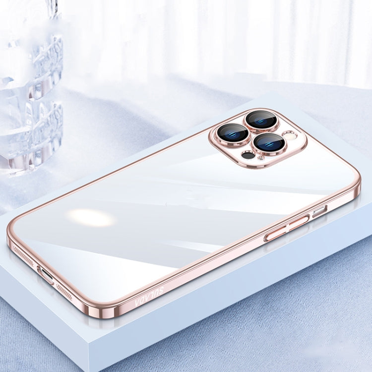 For iPhone 12 Pro Max SULADA JINGJIA Series Lens Protector PC Phone Case(Pink) - free shipping - PMC TechLife - Order now!