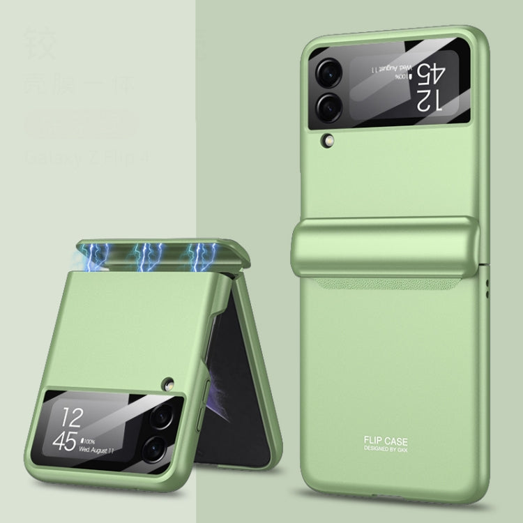 For Samsung Galaxy Z Flip4 GKK Magnetic Fold All-inclusive Protective Phone Case(Matcha Green) - Galaxy Z Flip4 5G Cases by GKK | Online Shopping South Africa | PMC TechLife