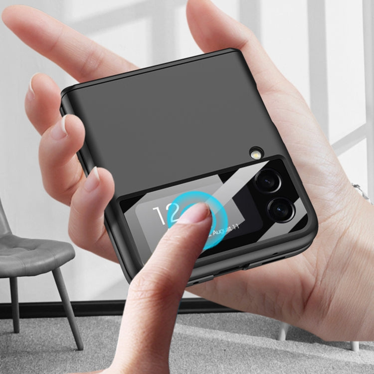 For Samsung Galaxy Z Flip4 GKK Magnetic Fold All-inclusive Protective Phone Case(Black) - Galaxy Z Flip4 5G Cases by GKK | Online Shopping South Africa | PMC TechLife