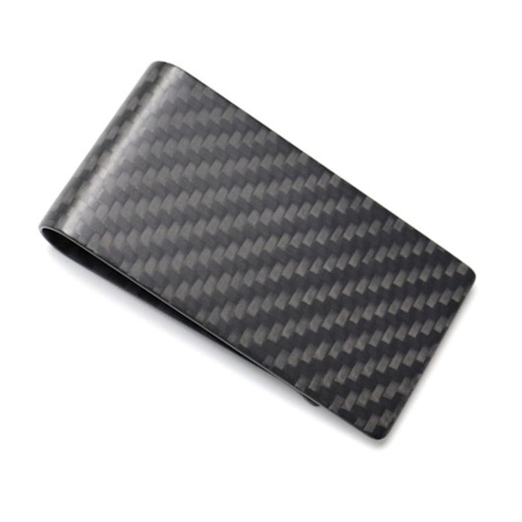 Car Carbon Fiber Card Holder Wallet Credit Card Clip(Matte) - Sunglasses & Glasses Clips by PMC TechLife | Online Shopping South Africa | PMC TechLife