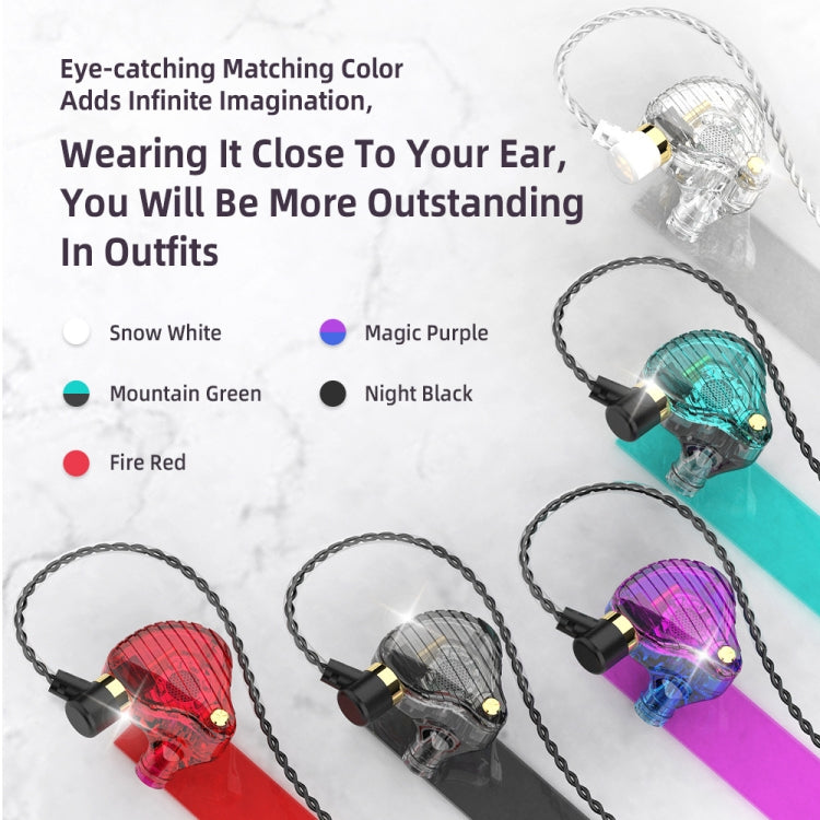 QKZ SK3 3.5mm Sports In-ear Wired HIFI Bass Stereo Sound Earphone with Mic(Red) - In Ear Wired Earphone by QKZ | Online Shopping South Africa | PMC TechLife | Buy Now Pay Later Mobicred
