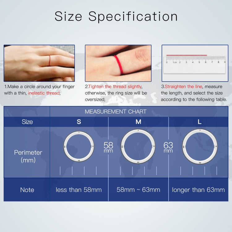 JAKCOM R5 Smart Ring Multifunction Smart Wear Ring, Size:S - free shipping - PMC TechLife - Order now!